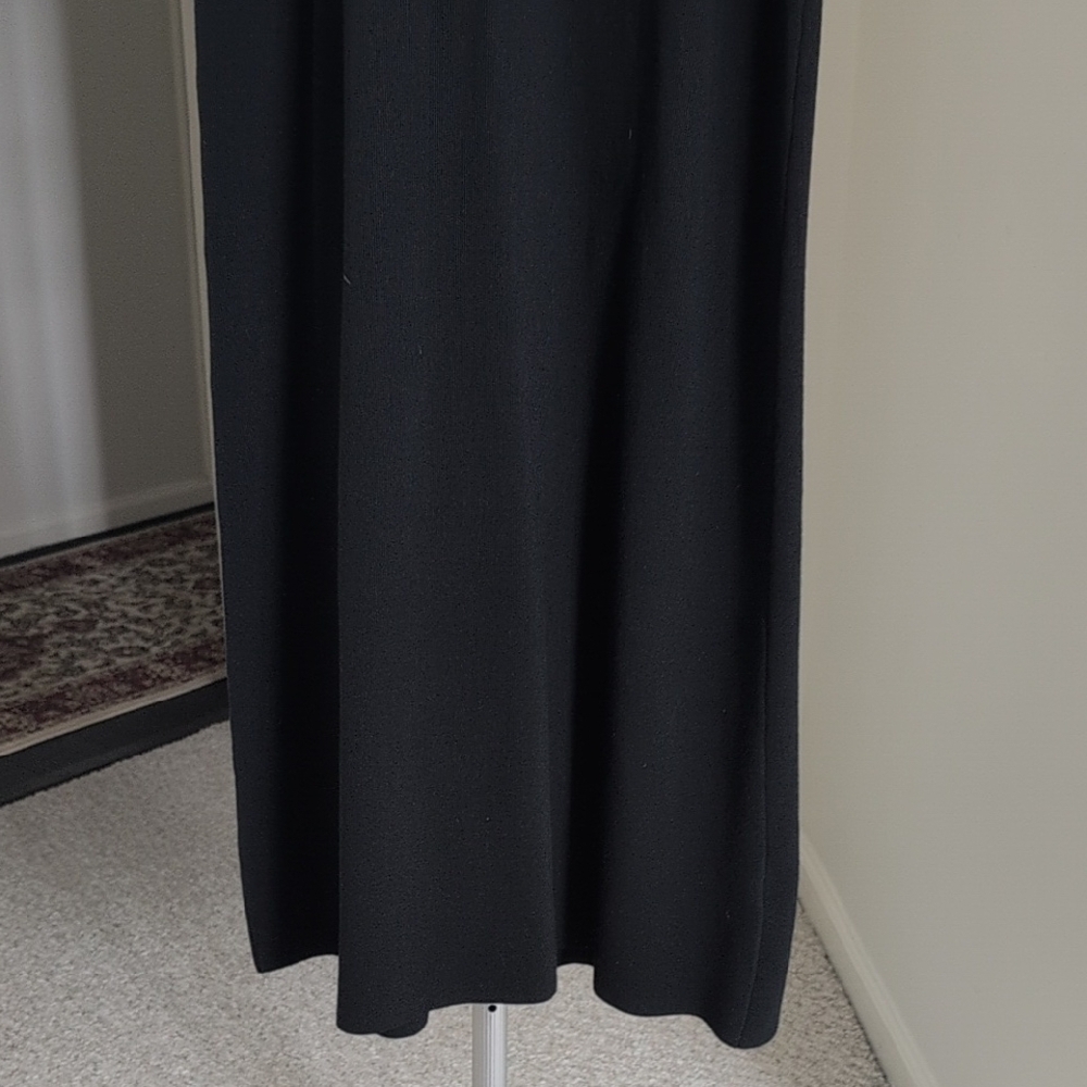 Zara Knit Black and White Sleeveless Dress - Picture 5 of 6